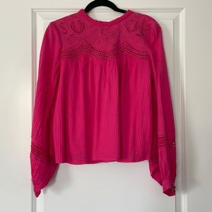 Anthropologie Harmony Blouse - Pink